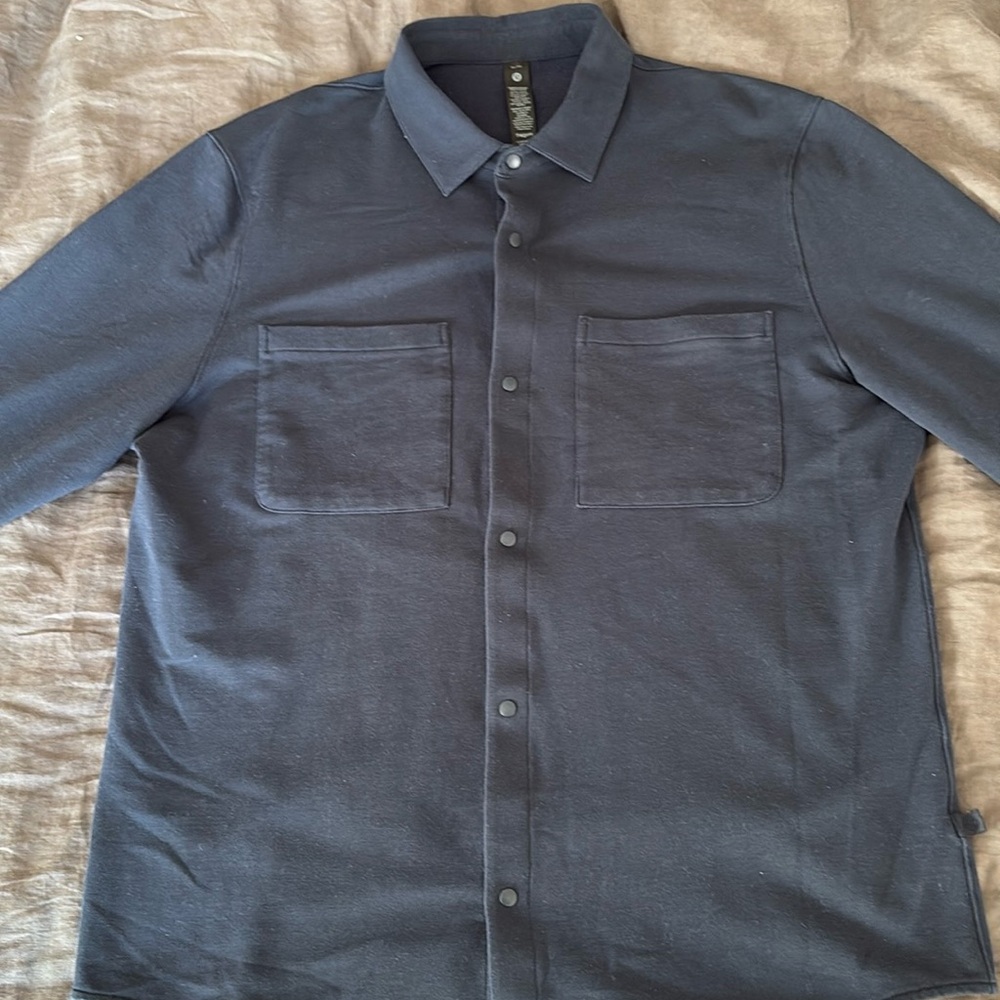 Lululemon Navy Button Down